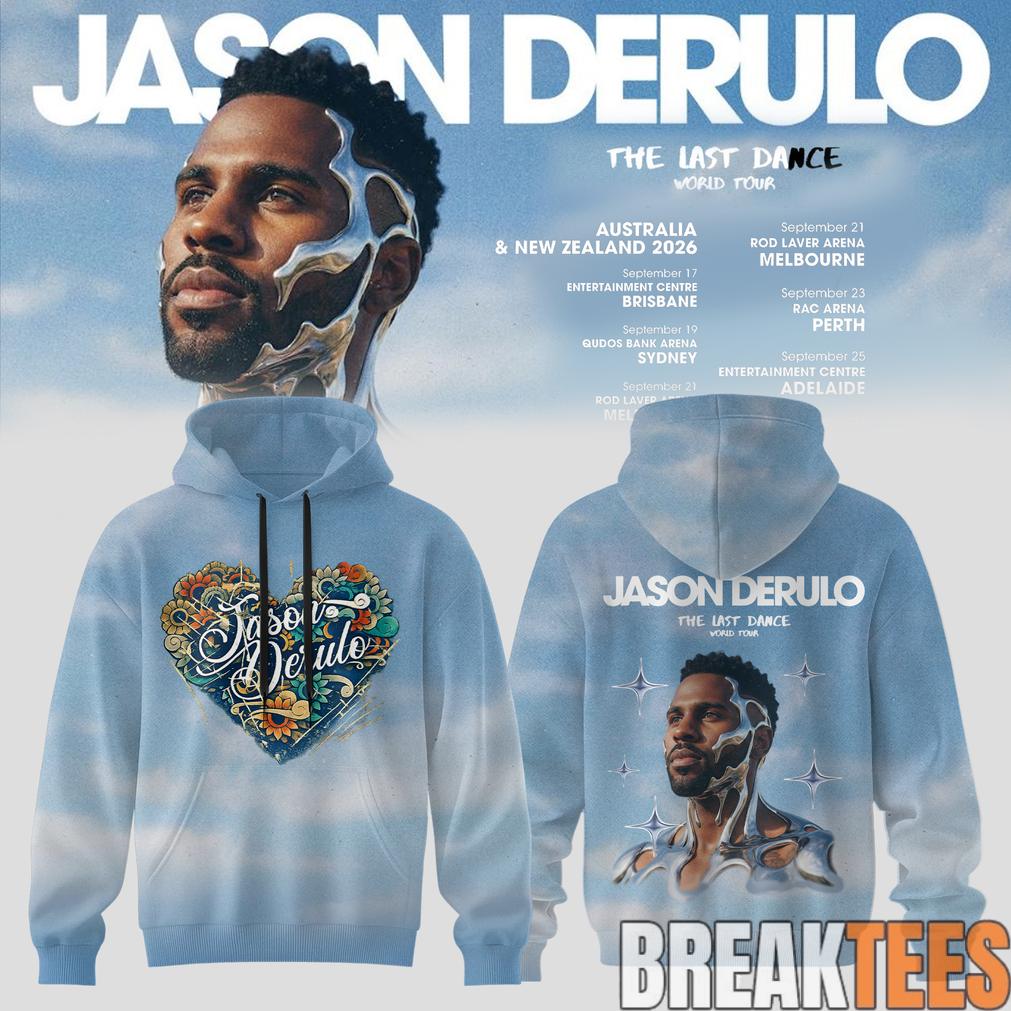 Jason Derulo The Last Dance World Tour 2026 Hoodie Unisex T-shirt, Sweatshirt, Hoodie, Long Sleeve Tee - T-Shirt, Sweatshirt, Hoodie