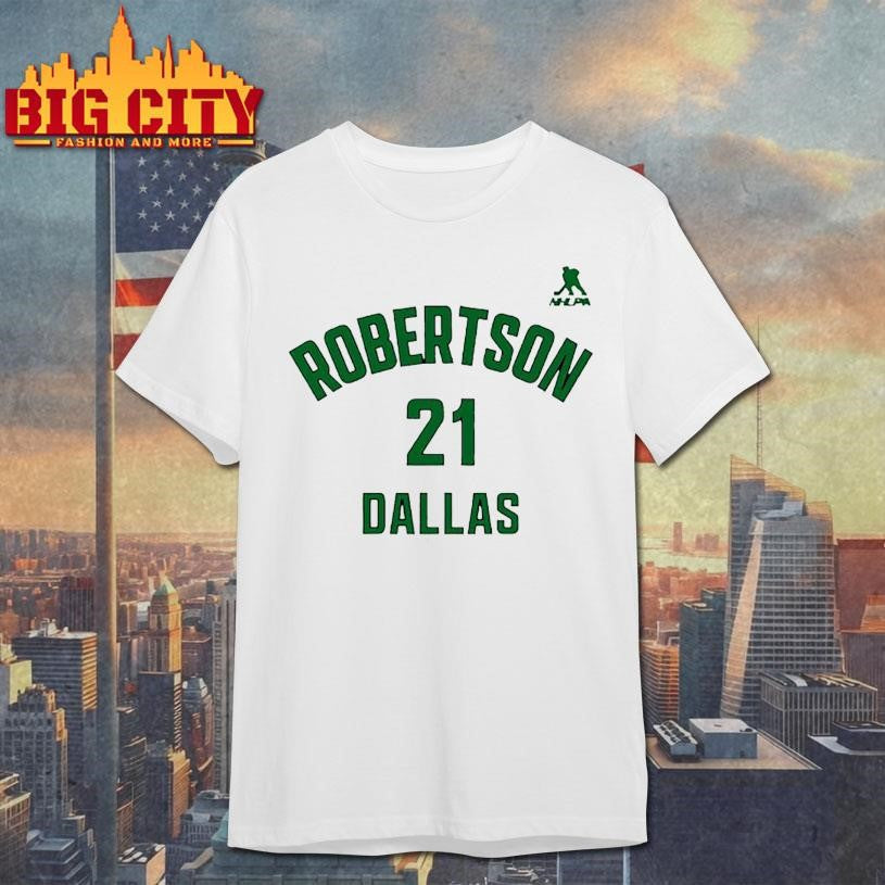 Jason Robertson #21 Dallas Name &amp; Number Shirt Unisex T-shirt, Sweatshirt, Hoodie, Long Sleeve Tee - T-Shirt, Sweatshirt, Hoodie