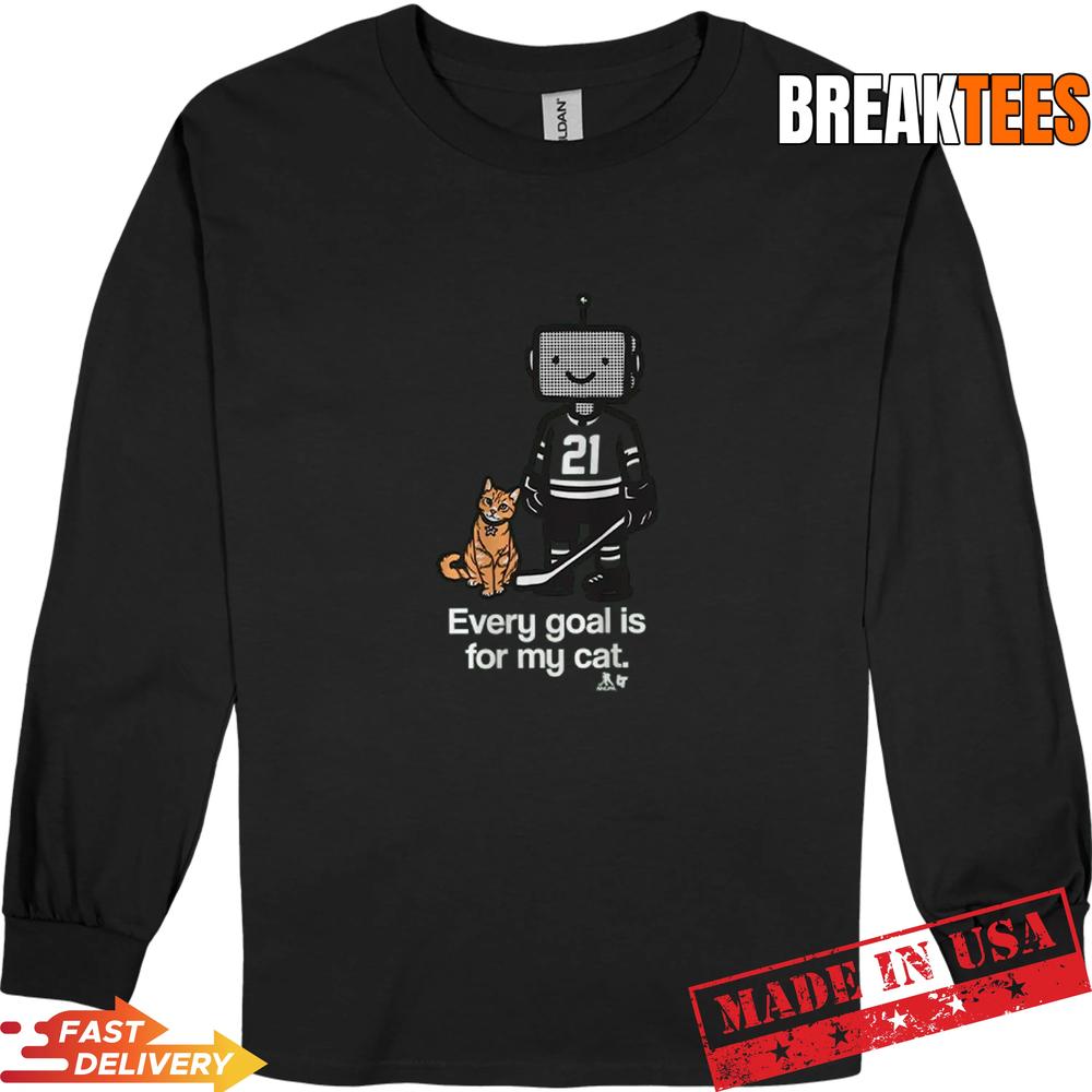 Jason Robertson Every Goal Is For My Cat Hockey - Adult & Kids T-Shirts, Sweatshirts & Hoodies apparel design preview 3
