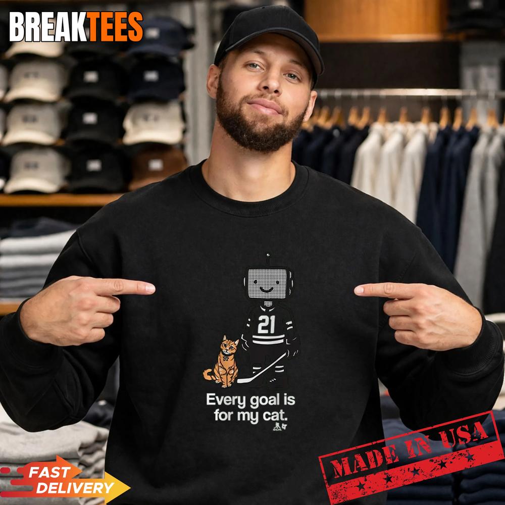 Jason Robertson Every Goal Is For My Cat Hockey - Adult & Kids T-Shirts, Sweatshirts & Hoodies apparel design preview 2
