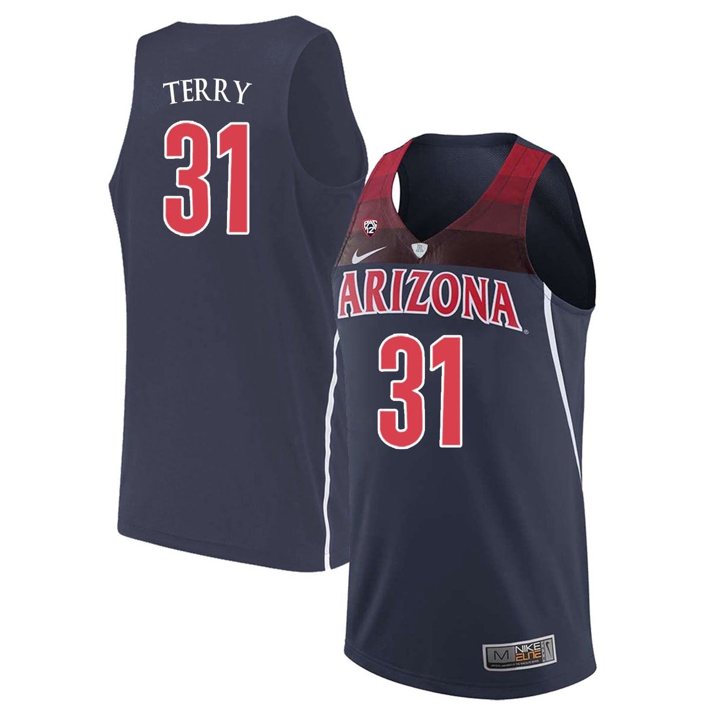 Jason Terry 31 Navy College Football Jersey football jersey product view 1