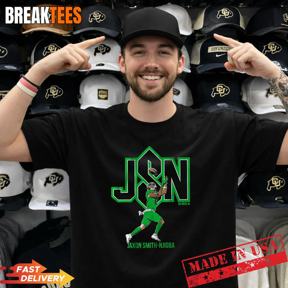 Jaxon Smith-Njigba JSN Football Catch Graphic T-Shirt Unisex T-shirt, Sweatshirt, Hoodie, Long Sleeve Tee - T-Shirt, Sweatshirt, Hoodie