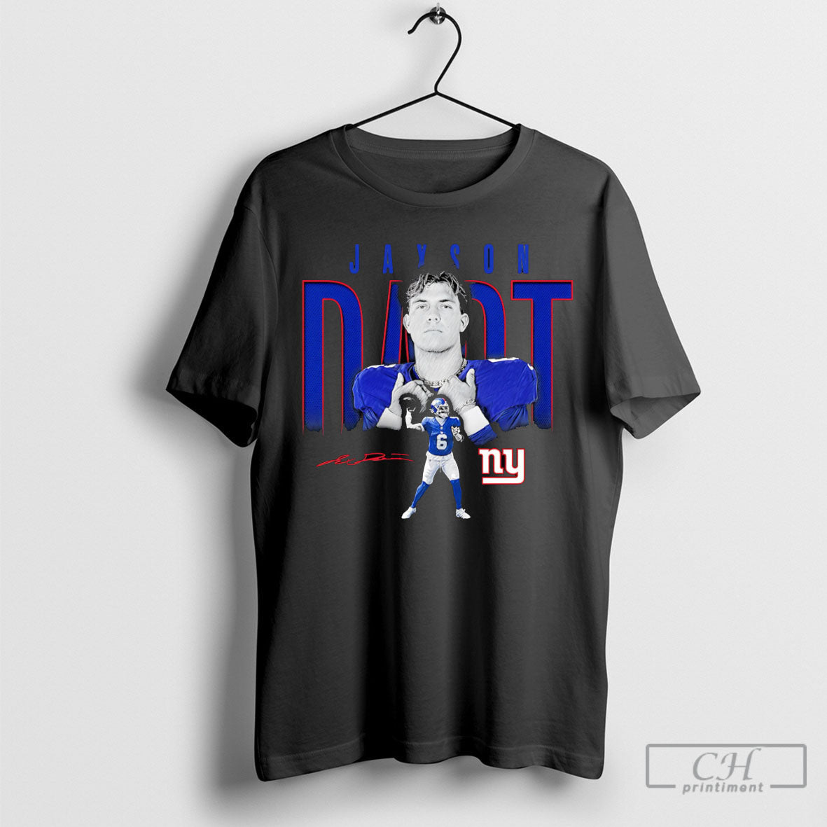 Jaxson Dart New York Giants Humble Shadow Player Shirt Tee Unisex T-shirt, Sweatshirt, Hoodie, Long Sleeve Tee - T-Shirt, Sweatshirt, Hoodie