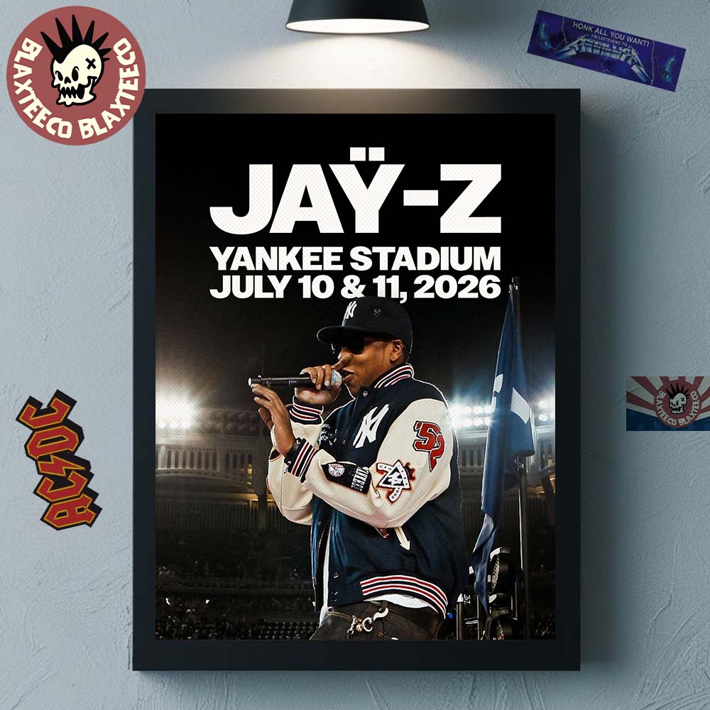 Jay-Z Reasonable Doubt And The Blueprint Celebrate Albums Shows 2026 At Yankee Stadium On July 10 And 11 2026 Poster Canvas - T-Shirt, Sweatshirt, Hoodie
