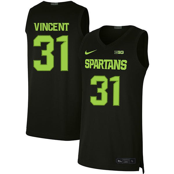 Jay Vincent 31 Balck College Football Jersey football jersey product view 1