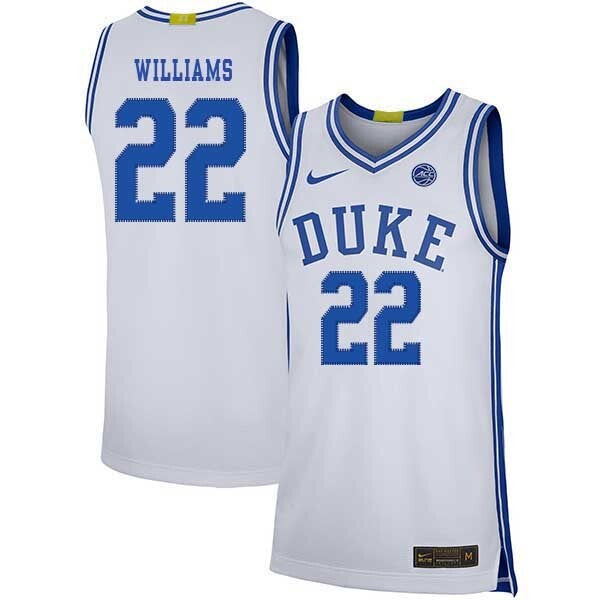 Jay Williams 22 White College Football Jersey football jersey product view 1
