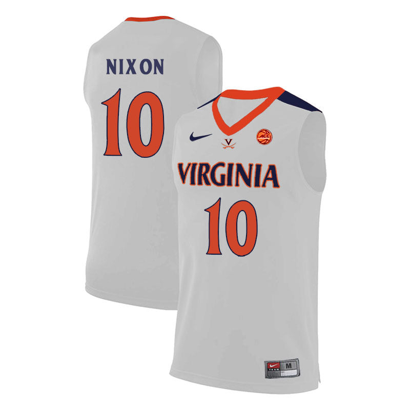 Jayden Nixon 10 White College Football Jersey football jersey product view 1