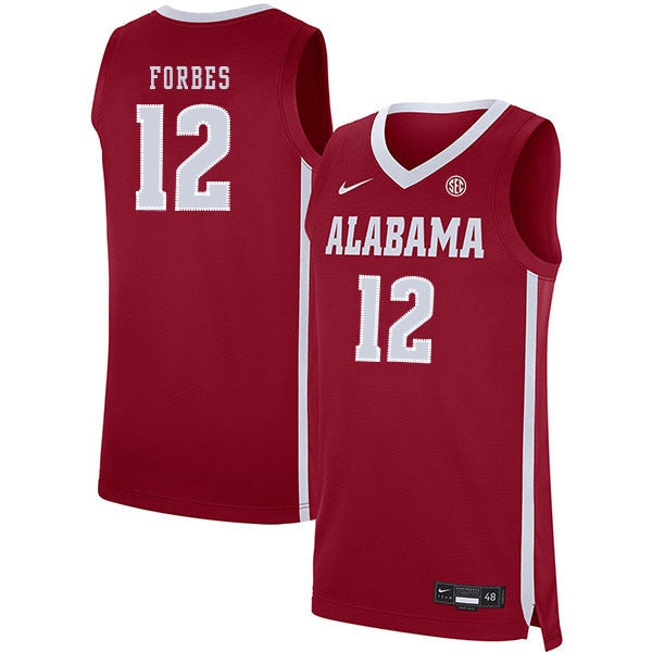 Jaylen Forbes 12 Red College Football Jersey football jersey product view 1