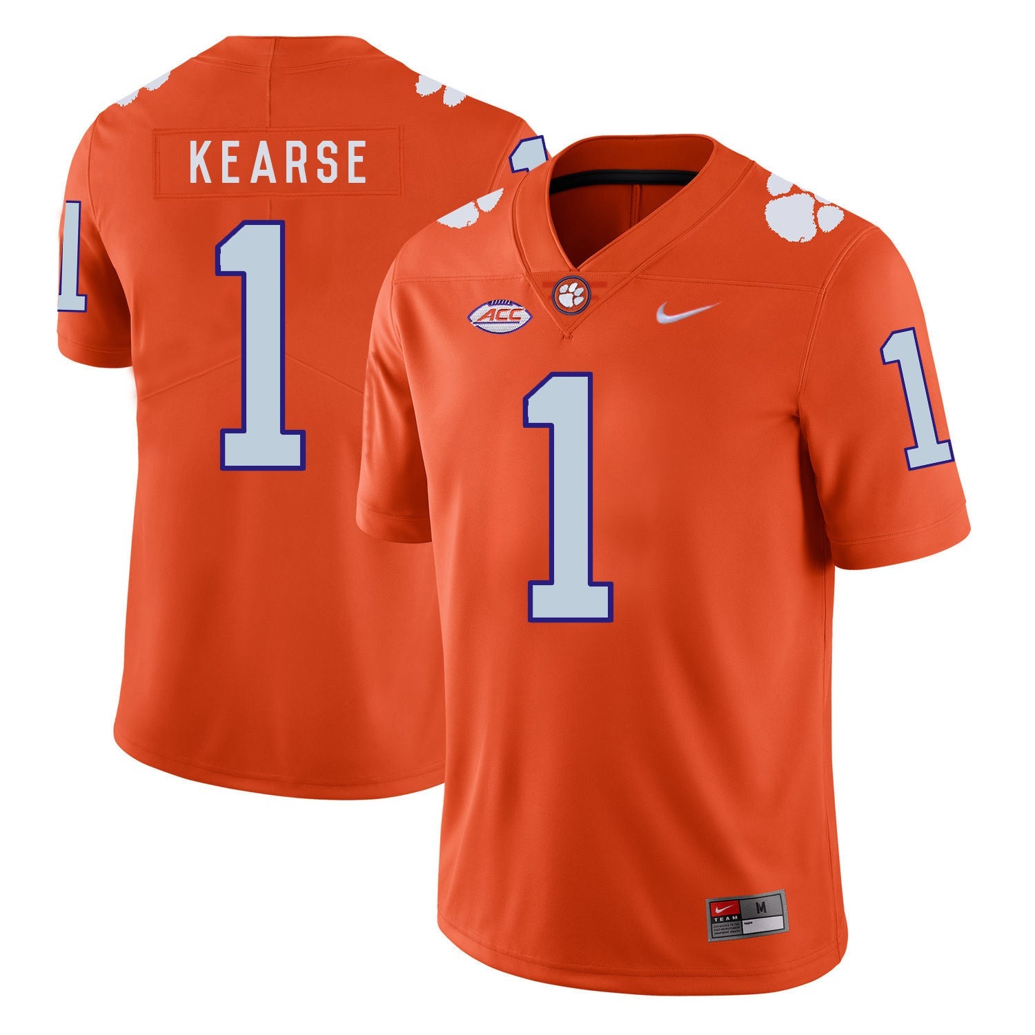 Jayron Kearse 1 Orange Style 1 College Football Jersey football jersey product view 1