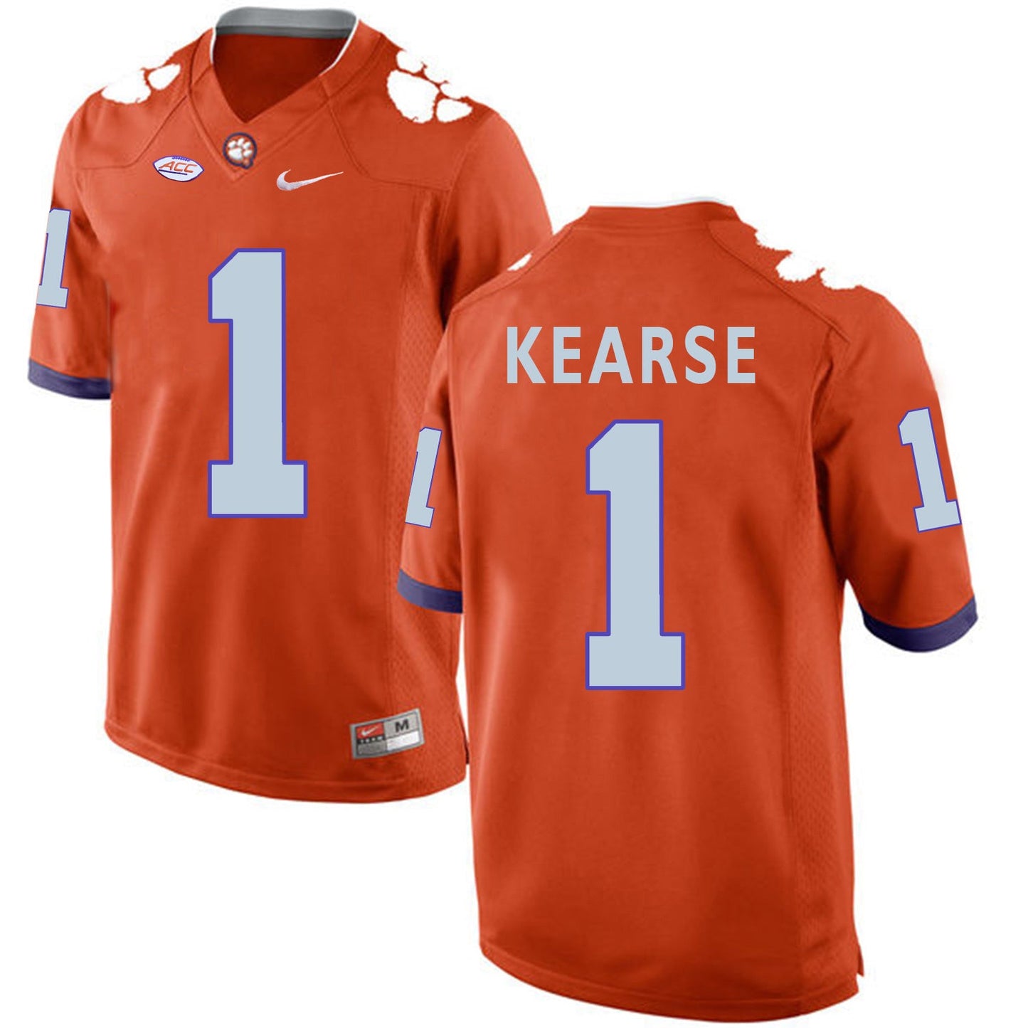 Jayron Kearse 1 Orange Style 2 College Football Jersey football jersey product view 1