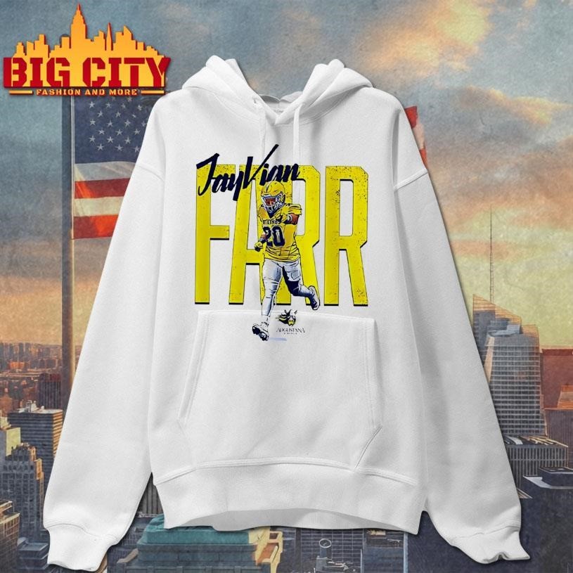 Jayvian Farr AU Football NCAA Caricature - Adult & Kids T-Shirts, Sweatshirts & Hoodies apparel design preview 2