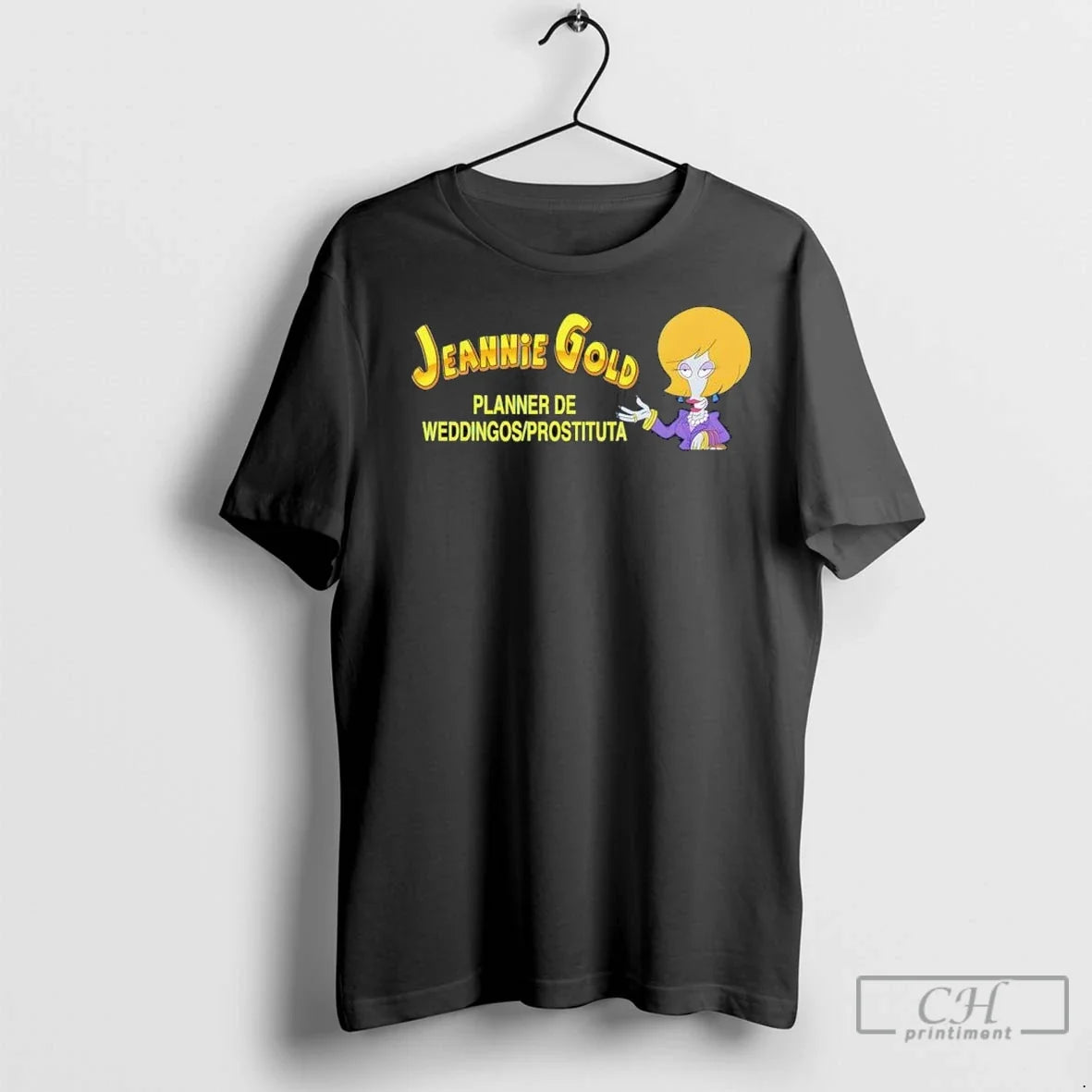 Jeannie Gold Planner De Weddingos T Shirts Unisex T-shirt, Sweatshirt, Hoodie, Long Sleeve Tee - T-Shirt, Sweatshirt, Hoodie