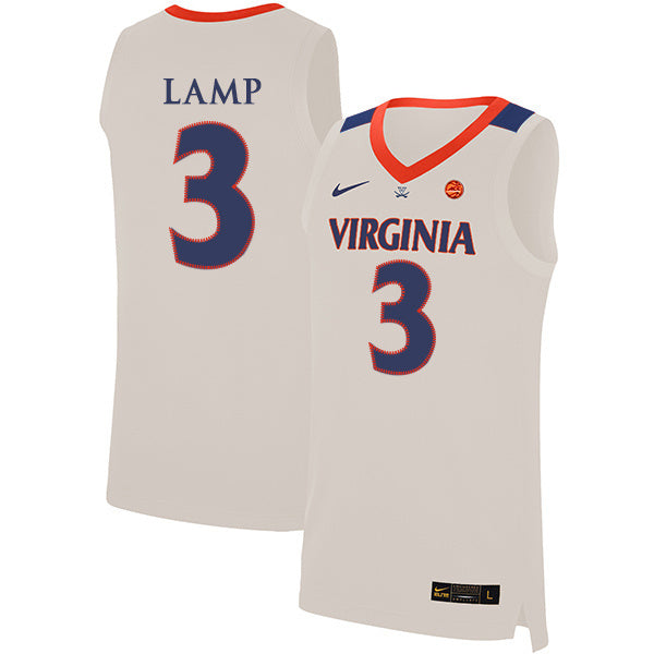 Jeff Lamp 3 White College Football Jersey football jersey product view 1