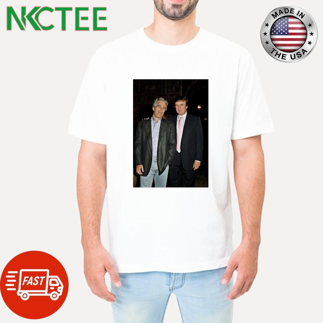 Jeffrey Epstein and Donald Trump photo shirt Unisex T-shirt, Sweatshirt, Hoodie, Long Sleeve Tee - T-Shirt, Sweatshirt, Hoodie