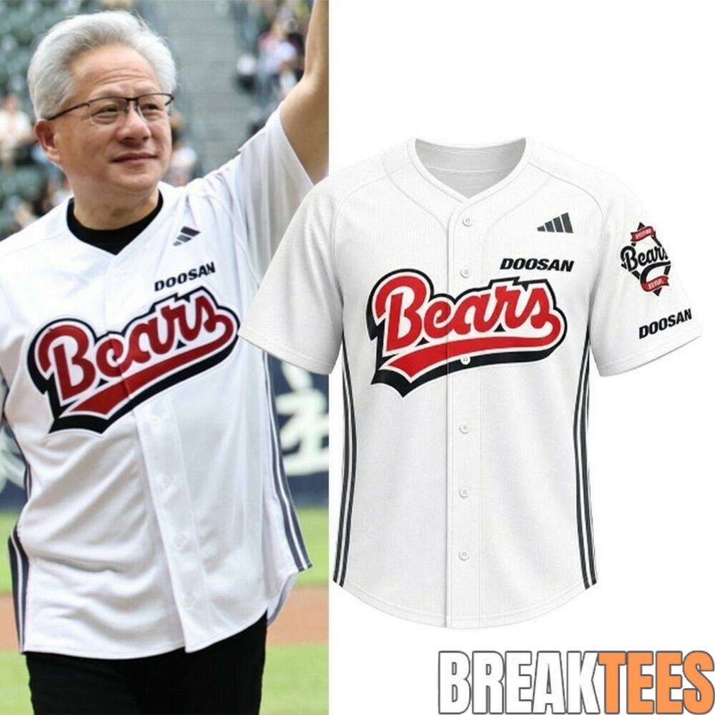 Jensen Huang Korean Pro Baseball Bears Baseball Jersey Unisex T-shirt, Sweatshirt, Hoodie, Long Sleeve Tee - T-Shirt, Sweatshirt, Hoodie