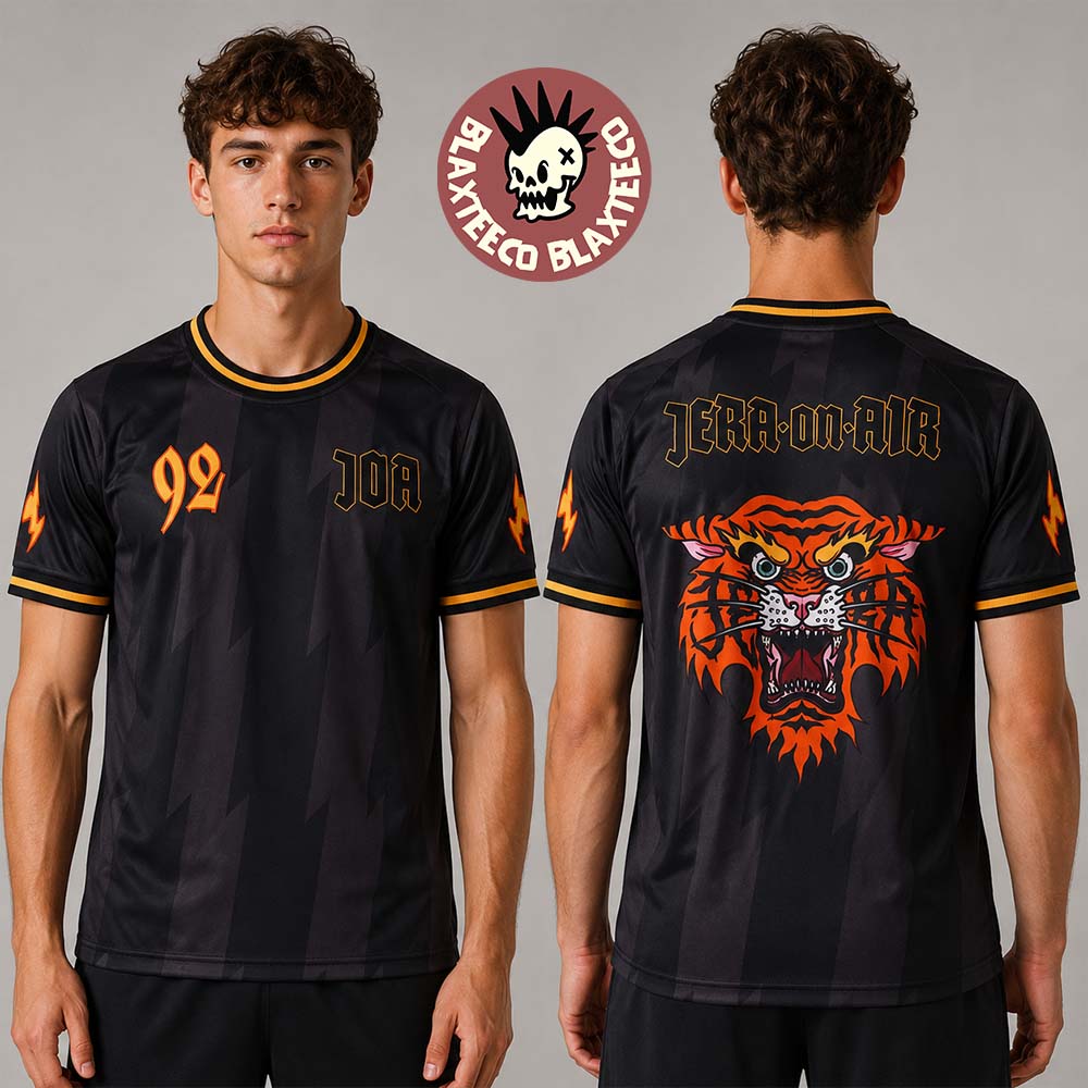 Jera On Air 2026 Festival Merch In Ysselsteyn Netherlands On June 25 26 27 2026 Tiger Soccer Jersey - T-Shirt, Sweatshirt, Hoodie