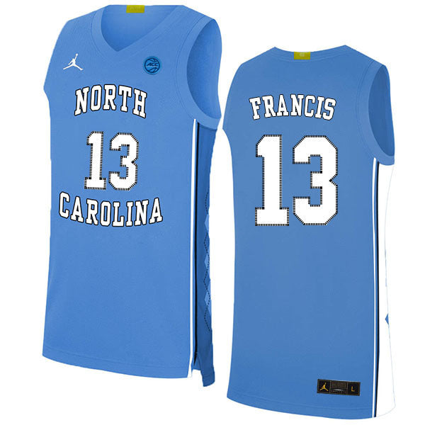 Jeremiah Francis 13 Blue College Football Jersey football jersey product view 1