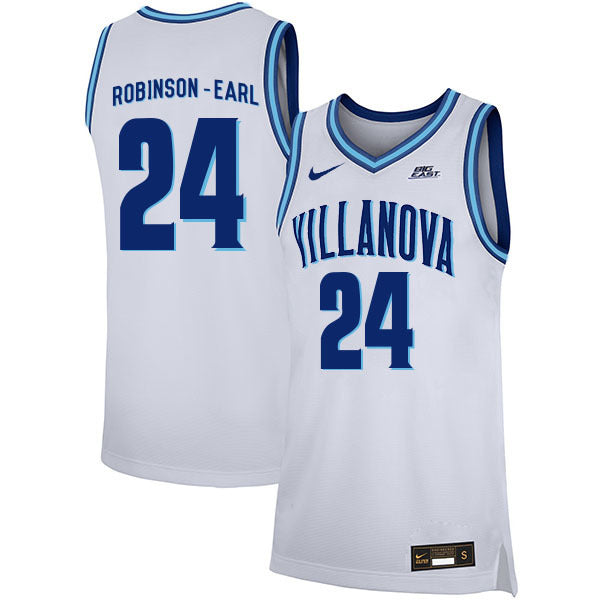 Jeremiah Robinson-Earl 24 White College Football Jersey football jersey product view 1