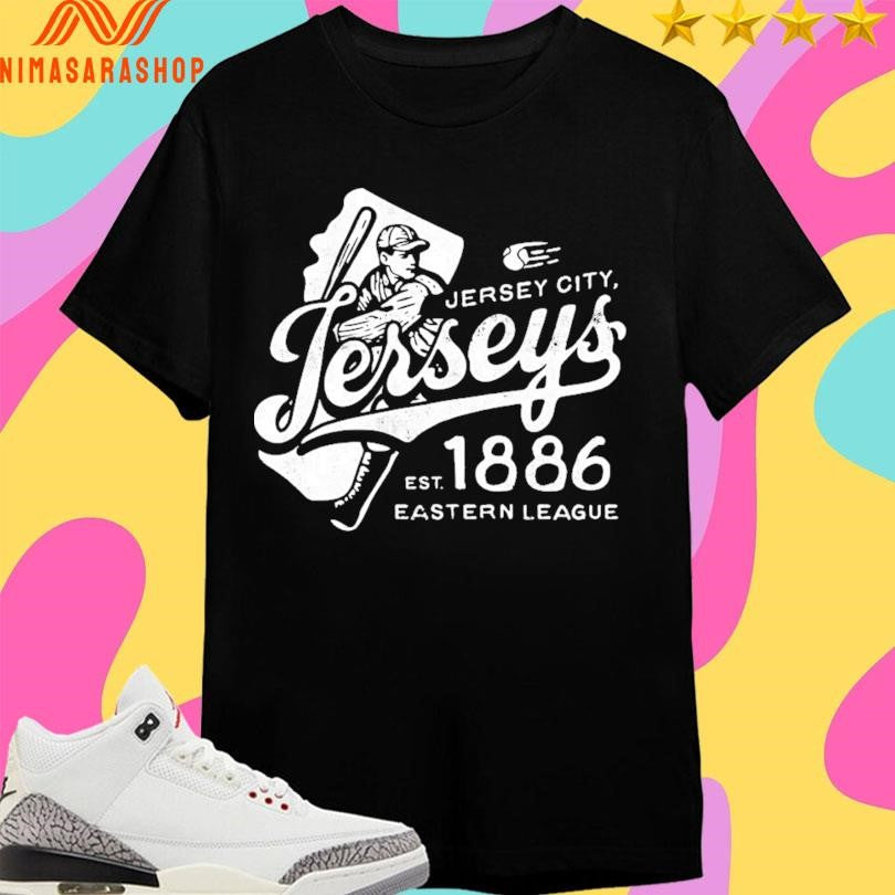 Jersey City Jerseys Est 1886 Eastern League Shirts sports jersey product view 1