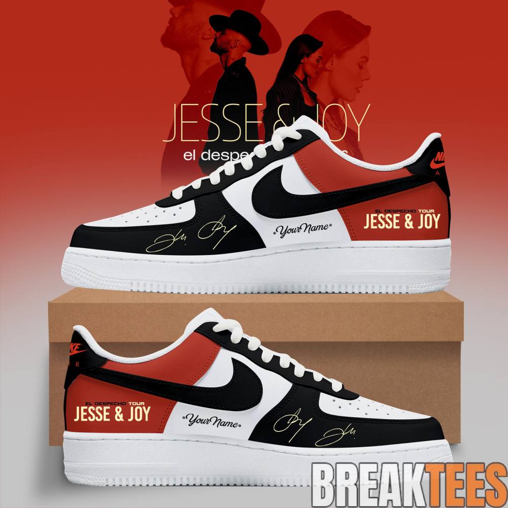 Jesse Joy El Despecho Tour 2026 Custom Air Force 1 Sneaker Unisex T-shirt, Sweatshirt, Hoodie, Long Sleeve Tee - T-Shirt, Sweatshirt, Hoodie