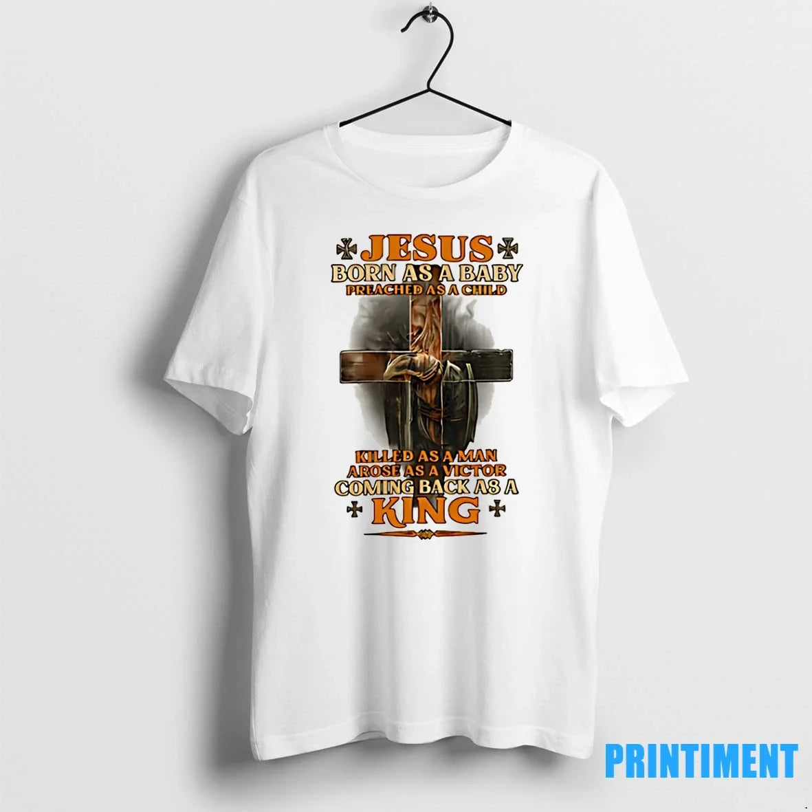 Jesus Born As A Baby Preached As A Child Veteran Tshirts Sweater Unisex T-shirt, Sweatshirt, Hoodie, Long Sleeve Tee - T-Shirt, Sweatshirt, Hoodie