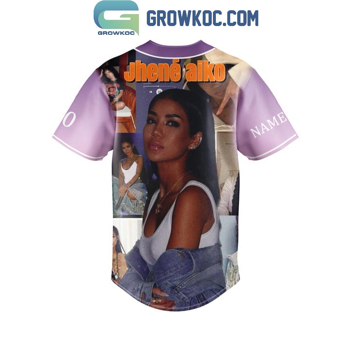 Jhene Aiko Triggered The Magic Hour Personalized Baseball Jersey baseball jersey product view 3