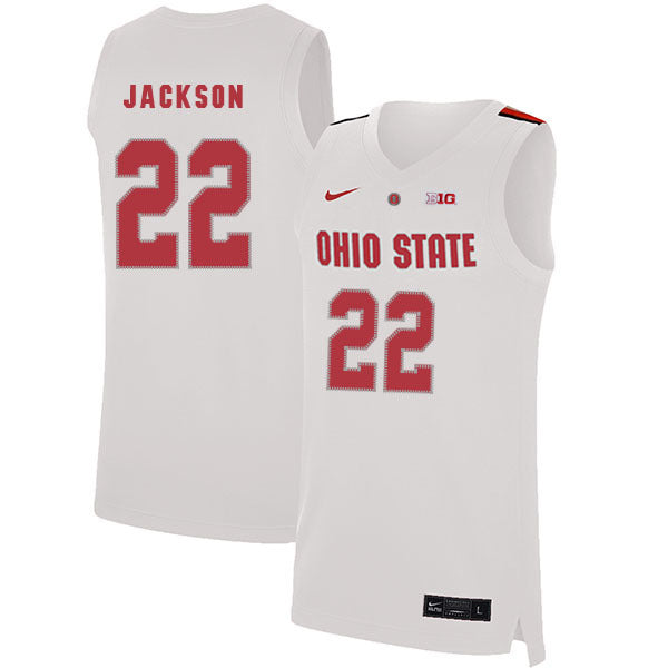 Jim Jackson 22 White College Football Jersey football jersey product view 1