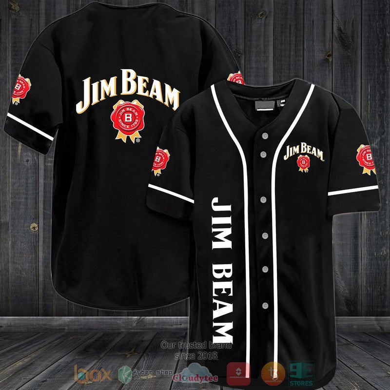 Jim Beam In Black Baseball shirt baseball jersey product view 1