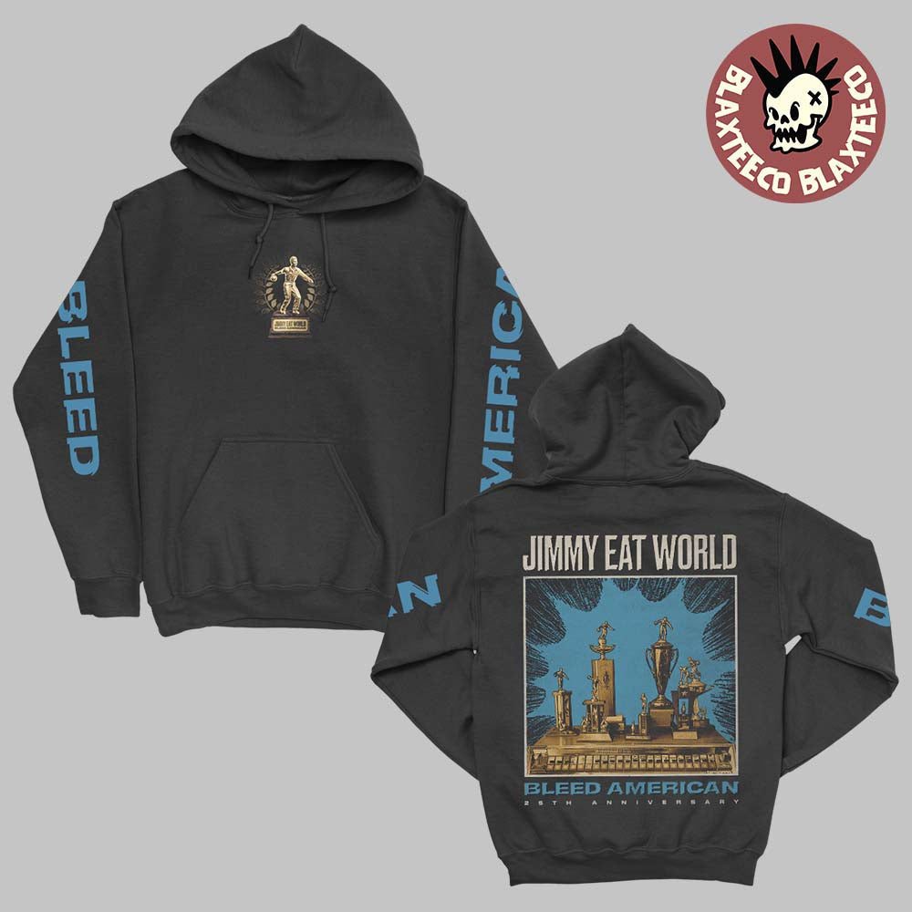 Jimmy Eat World Bleed American 25th Anniversary Hoodie Unisex T-shirt, Sweatshirt, Hoodie, Long Sleeve Tee - T-Shirt, Sweatshirt, Hoodie