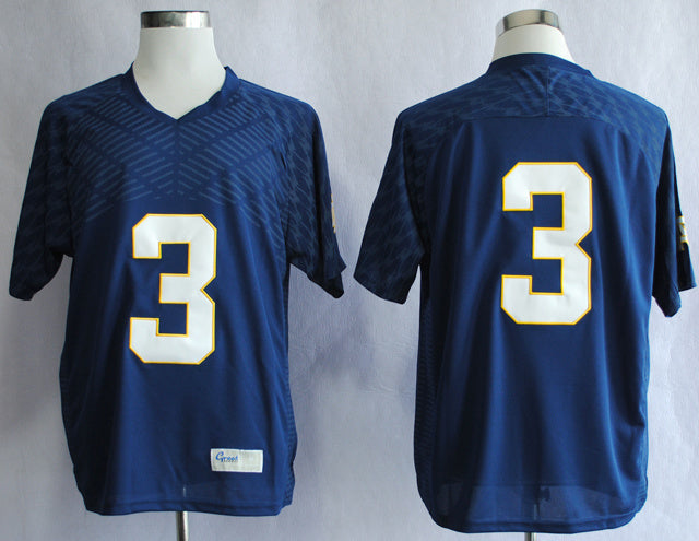 Joe Montana 3 Navy Blue1 College Football Jersey football jersey product view 1
