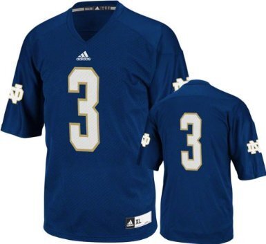Joe Montana 3 Navy Blue2 College Football Jersey football jersey product view 1