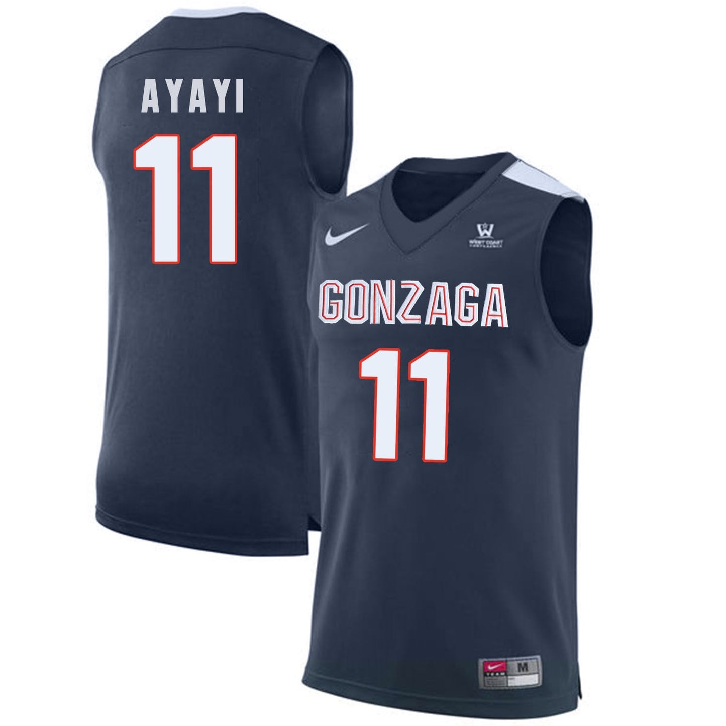Joel Ayayi 11 Navy College Football Jersey football jersey product view 1