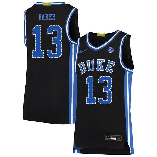 Joey Baker 13 Black College Football Jersey football jersey product view 1