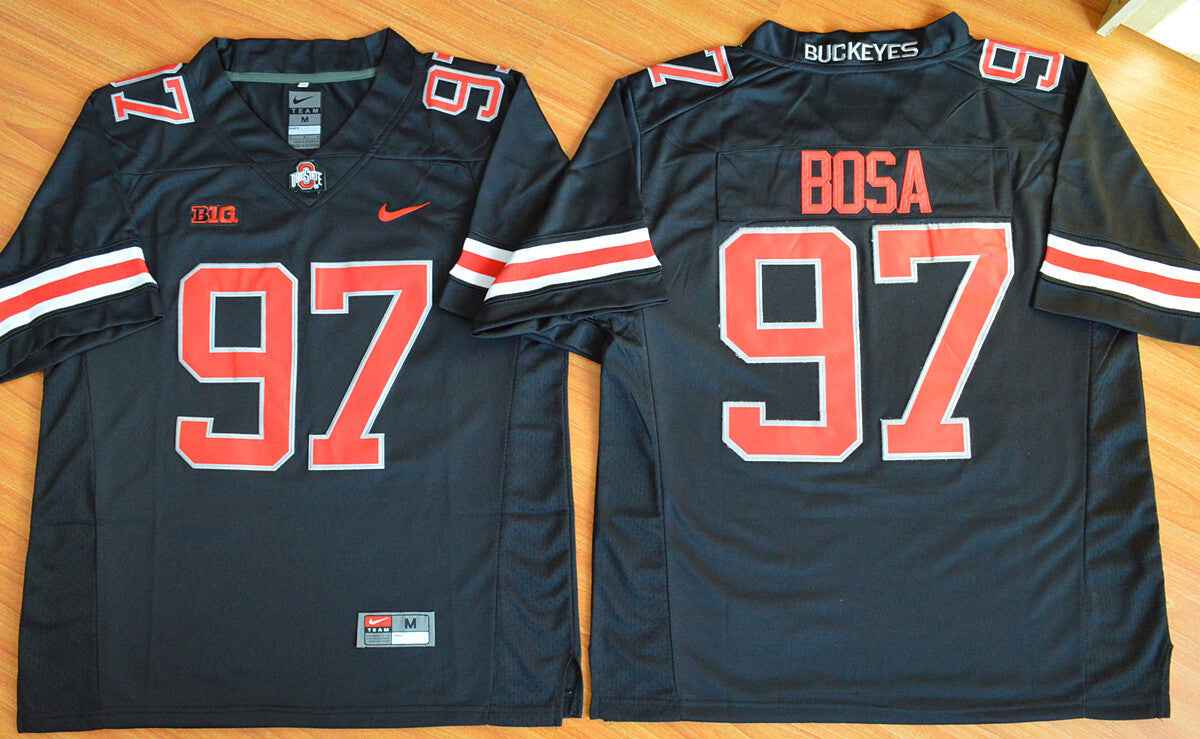 Joey Bosa 97 blackout 2015 College Football Jersey football jersey product view 1