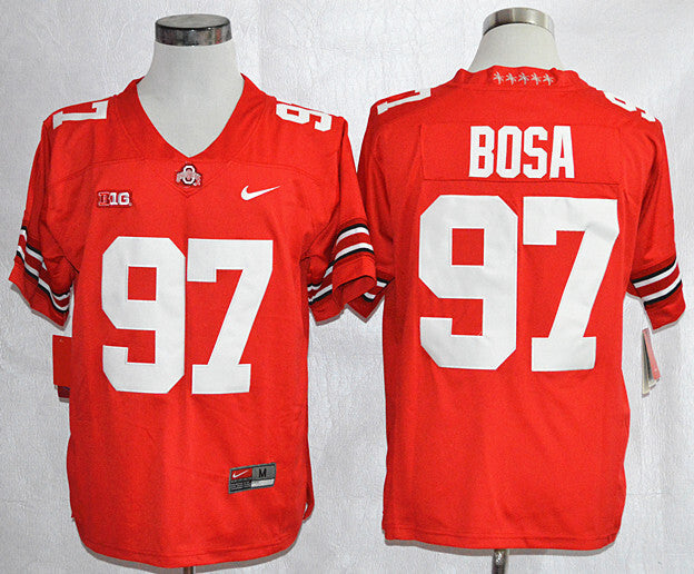 Joey Bosa 97 red 2016 College Football Jersey football jersey product view 1