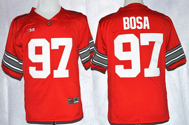 Joey Bosa 97 red Diamond Edition_1 College Football Jersey football jersey product view 1