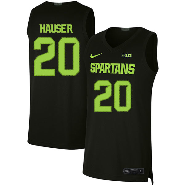 Joey Hauser 20 Balck College Football Jersey football jersey product view 1