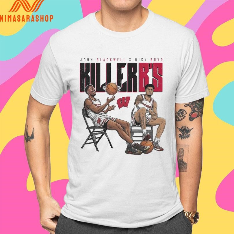 John Blackwell X Nick Boyd Killer B's Wisconsin - Adult & Kids T-Shirts, Sweatshirts & Hoodies apparel design preview 4