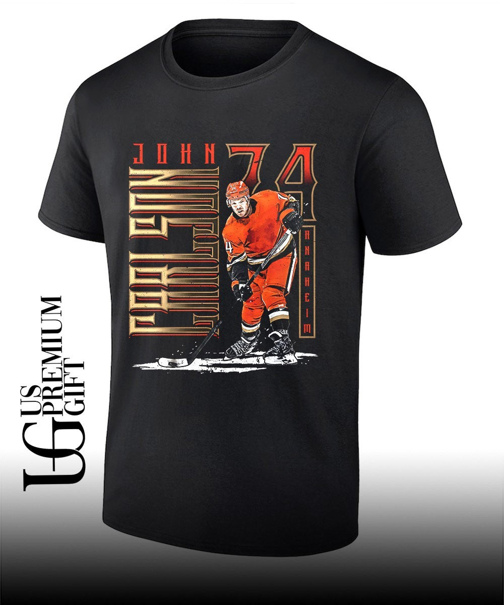 John Carlson 74 player Anaheim Ducks NHL vertical shirt Unisex T-shirt, Sweatshirt, Hoodie, Long Sleeve Tee - T-Shirt, Sweatshirt, Hoodie