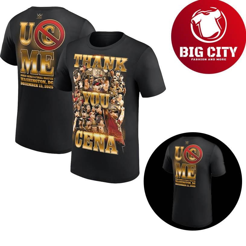 John Cena Thank You Cena Two Sided Shirt Unisex T-shirt, Sweatshirt, Hoodie, Long Sleeve Tee - T-Shirt, Sweatshirt, Hoodie