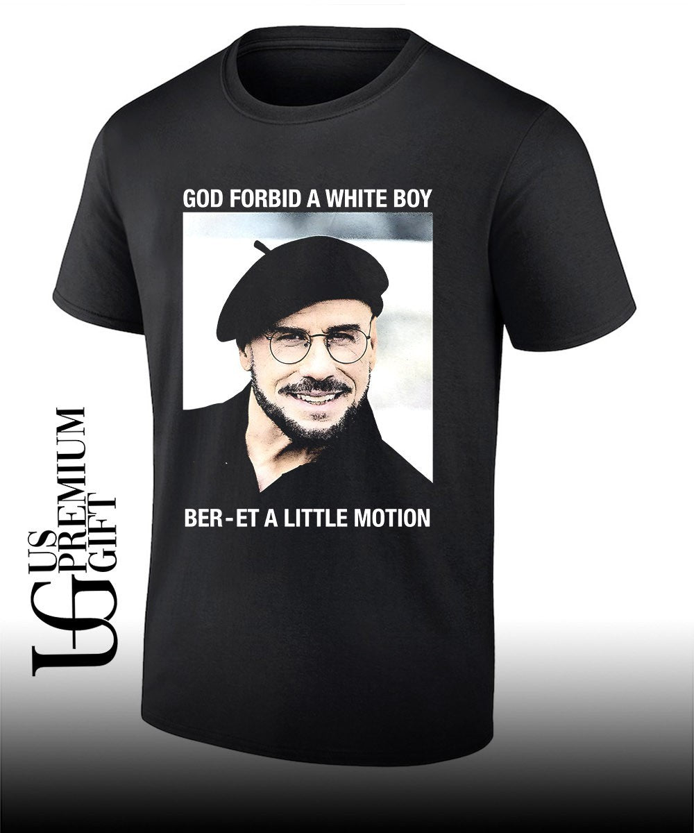 John Travolta god forbid a white boy Ber-et a little motion shirt Unisex T-shirt, Sweatshirt, Hoodie, Long Sleeve Tee - T-Shirt, Sweatshirt, Hoodie