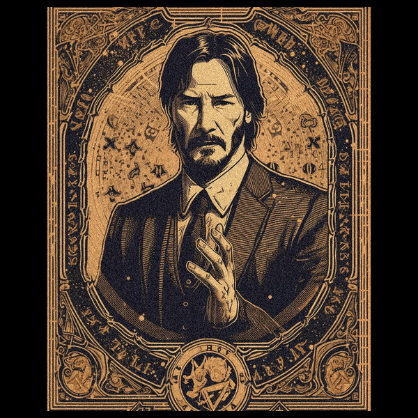 John Wick Tarot Card Unisex T-shirt, Sweatshirt, Hoodie, Long Sleeve Tee - T-Shirt, Sweatshirt, Hoodie