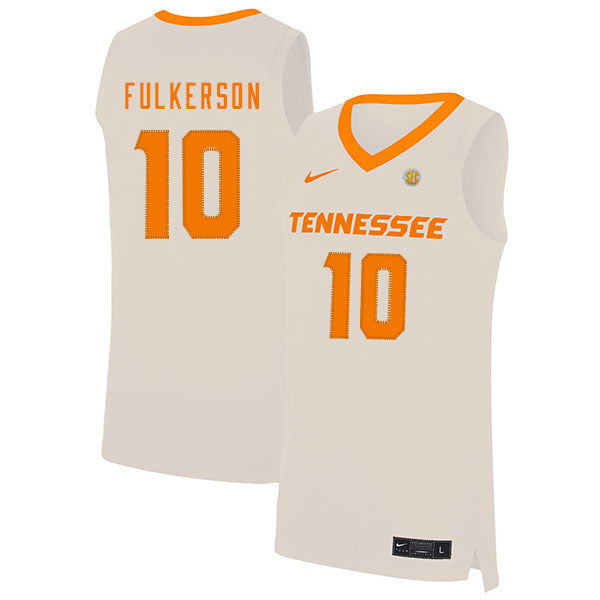 John Fulkerson 10 White Style 2 College Football Jersey football jersey product view 1