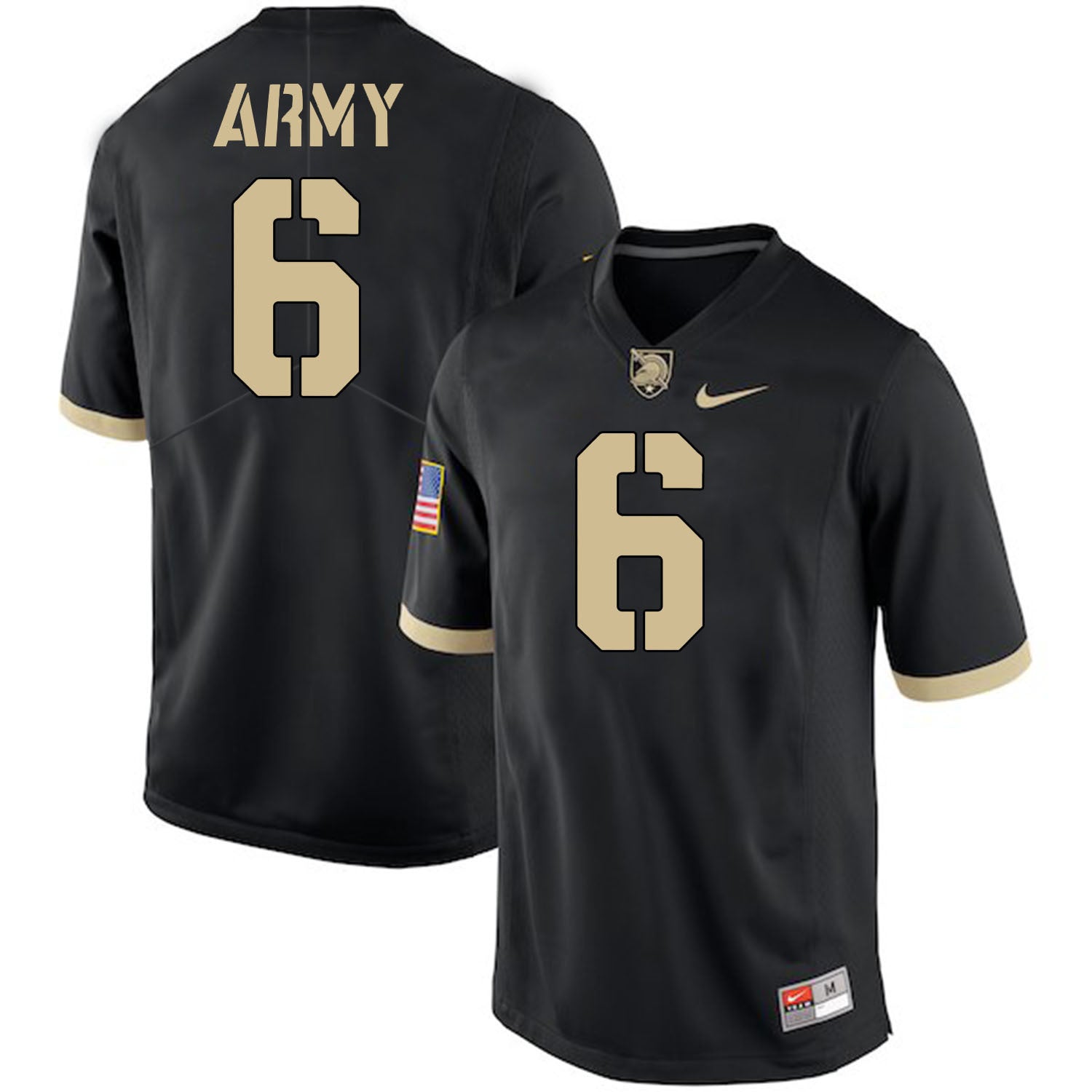 John Trainor 6 Black College Football Jersey football jersey product view 1