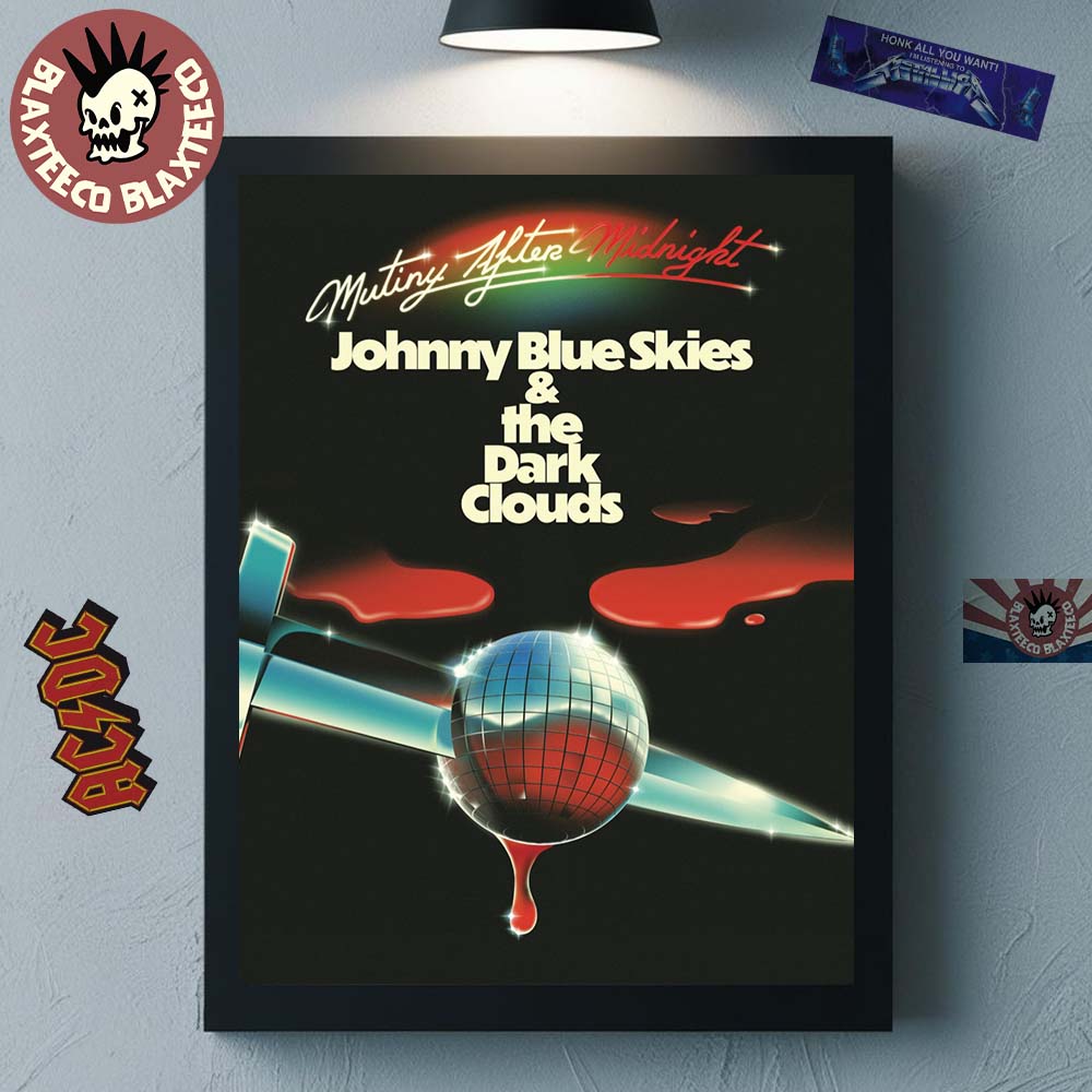 Johnny Blue Skies And The Dark Clouds Mutiny After Midnight Album Cover Art Home Decor Poster Canvas - T-Shirt, Sweatshirt, Hoodie