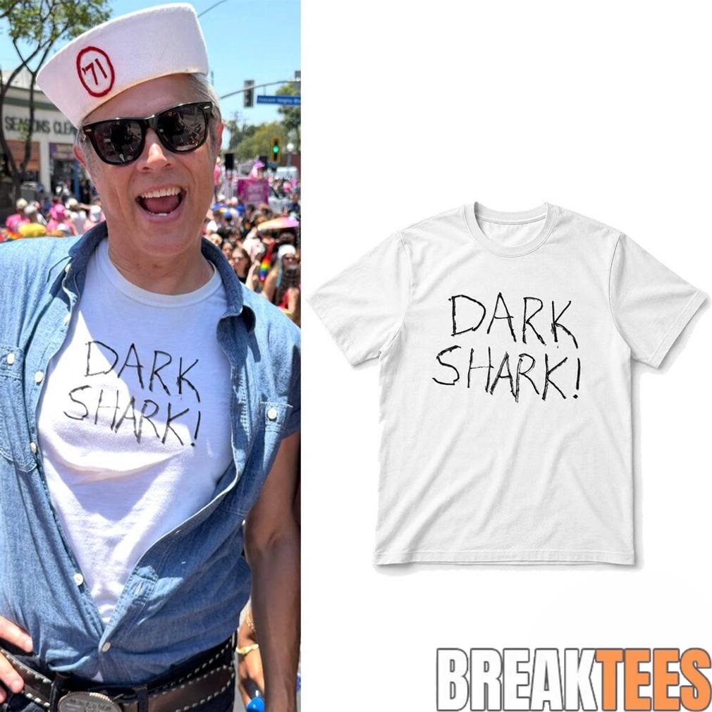 Johnny Knoxville Dark Shark Shirt at WeHo Pride Parade Unisex T-shirt, Sweatshirt, Hoodie, Long Sleeve Tee - T-Shirt, Sweatshirt, Hoodie