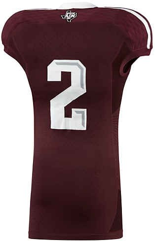 Johnny Manziel 2 Maroon 13 2 College Football Jersey football jersey product view 1