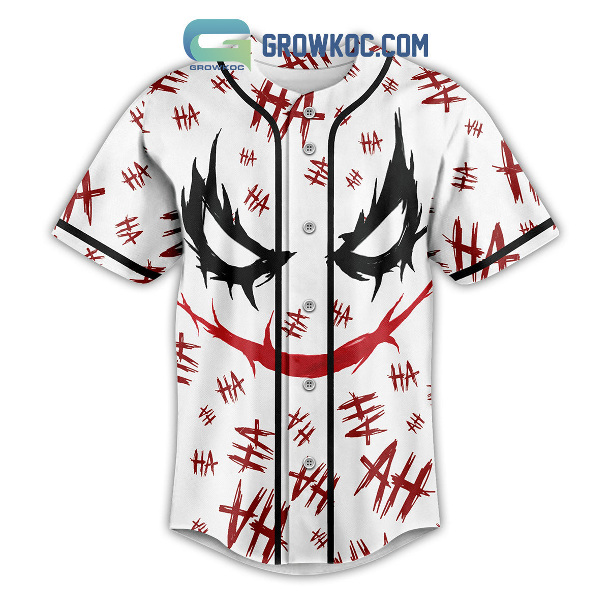 Joker I Believe Whatever Doesn’t Kill You Simply Makes You Stranger Baseball Jersey baseball jersey product view 2
