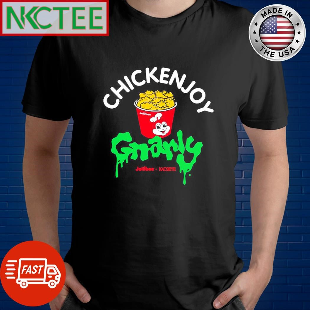 Jollibee x KATSEYE Chickenjoy Gnarly graphic shirt Unisex T-shirt, Sweatshirt, Hoodie, Long Sleeve Tee - T-Shirt, Sweatshirt, Hoodie