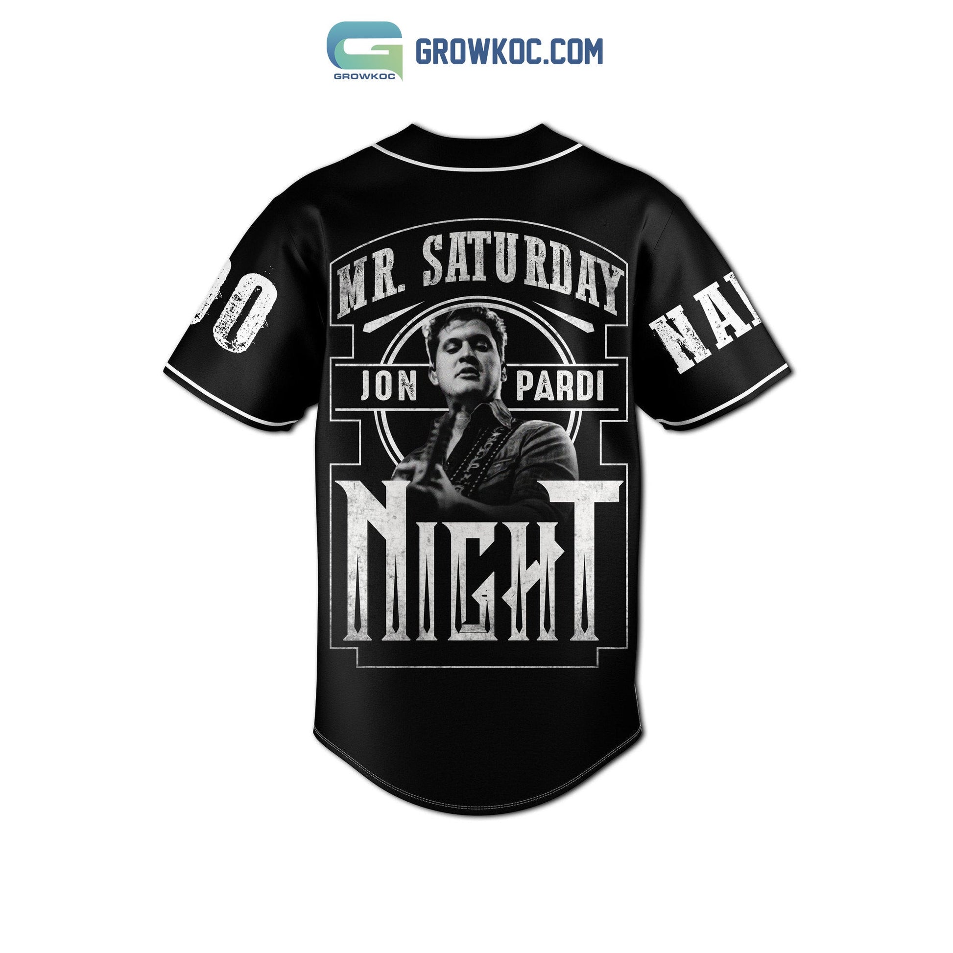 Jon Pardi Mr.Saturday Night Personalized Baseball Jersey baseball jersey product view 3